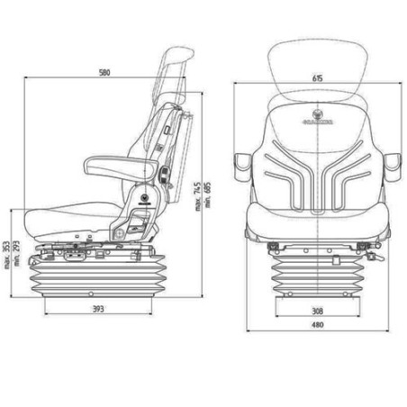 SEAT GRAMMER MAXIMO MSG 95G / 721
