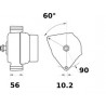 ALTERNATOR 14V 200A