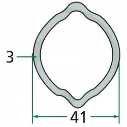 ARTICULACIÓN CARDÁN GRAN ANGULAR 80°