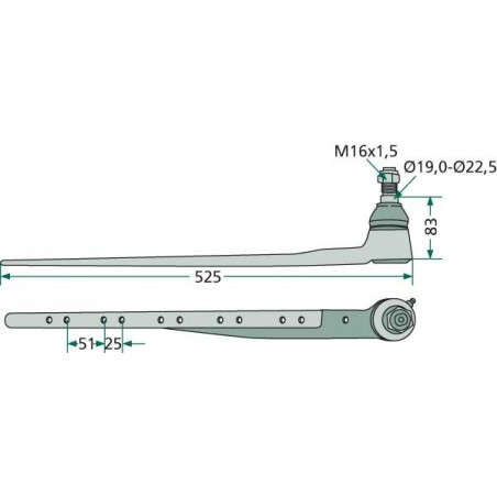 KLINGENKOPF FÜR JOHN DEERE