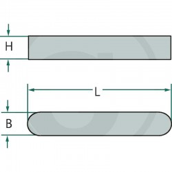 CLAVETTE PARALLELE 3X3X8