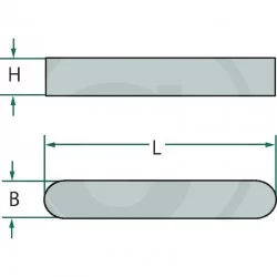 CLAVETTE PARALLELE 3X3X8