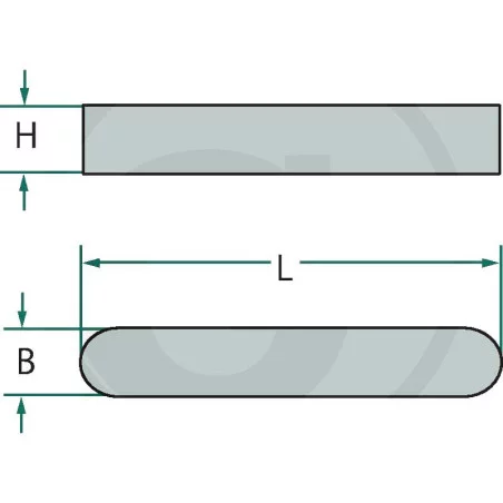 CLAVETTE PARALLELE 3X3X8