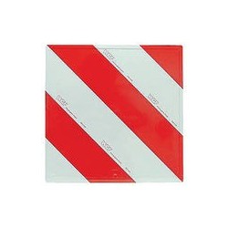 PLAQUE DE SIGNALISATION DOUBLE FACE GAUCHE ( 423 X 423 )
