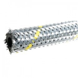 TUYAU DE CARBURANT REVETU D'UNE TRESSE ACIER 8 MM