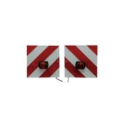 JEU DE PLAQUES DE SIGNALISATION COMPLET ( PRECABLAGE + ECLAIRAGE )
