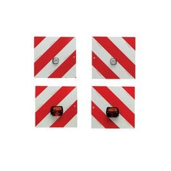 JEU DE PLAQUES DE SIGNALISATION COMPLET ( PRECABLAGE + ECLAIRAGE )