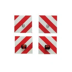 SET COMPLETO DI TARGHE DI SEGNALAZIONE ( PRECABLAGGIO + ILLUMINAZIONE )