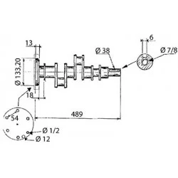 KIT ALBERO MOTORE AD3.152