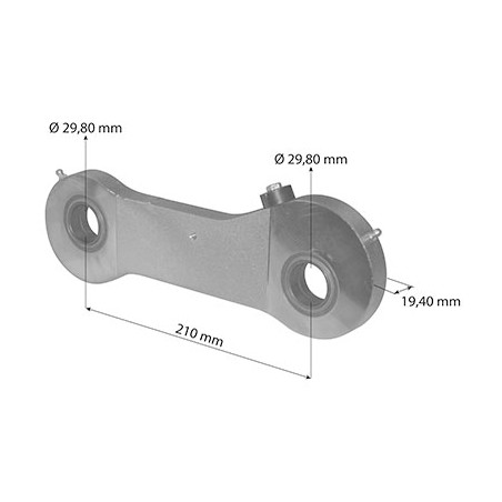 CONECTOR DE EIXO DIANTEIRO PARA JOHN DEERE