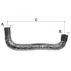 TUBO DE ESCAPE PARA JOHN DEERE AL80501