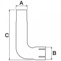 TUBO DI SCARICO PER JOHN DEERE