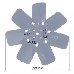 PALE DE VENTILATEUR POUR FORD