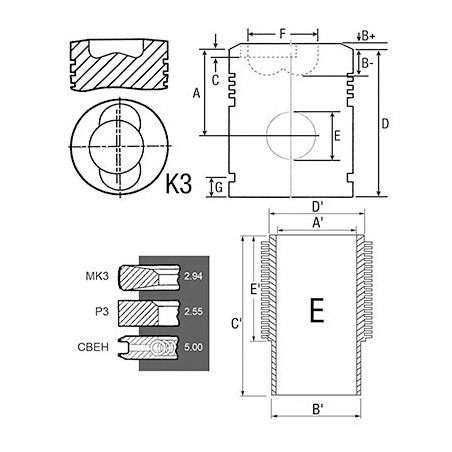 KIT DE REVISION MOTEUR F4L913