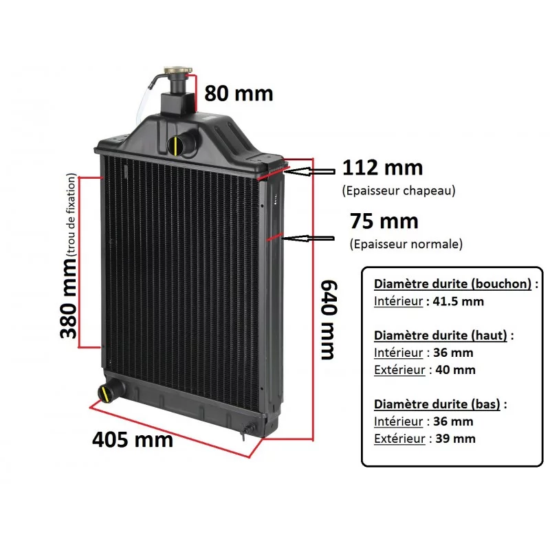 RADIATEUR A4.212 / A4.236 / A4.248 RADIATEUR A4.212 / A4.236 / A4.248