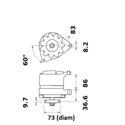 LICHTMASCHINE 12V 32A