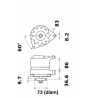 ALTERNATOR 12V 32A