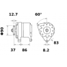 ALTERNATOR 12V 70A
