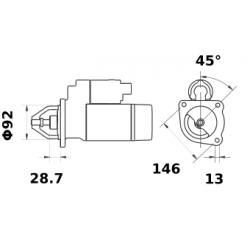 ARRANQUE 12V 2.7KW