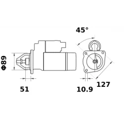 ANLASSER 12V 3KW