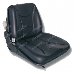 SCHWARZER PVC-AUFZUGSITZ