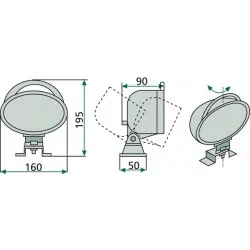 FARO DA LAVORO OVALE