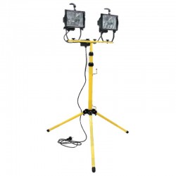 PROJECTEUR HALOGENE DOUBLE SUR TREPIED