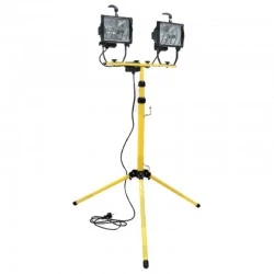 PROJECTEUR HALOGENE DOUBLE SUR TREPIED