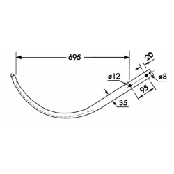 AIGUILLE POUR CLAAS MARKANT 45-52-55-60-65