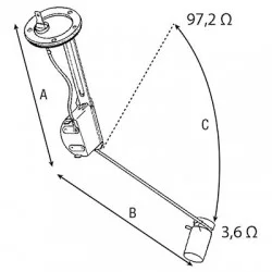 FLOTTEUR DE RESERVOIR POUR DAVID BROWN K309298