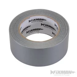RUBAN ADHESIF ARME TOILE ROBUSTE 50 MM X 50 METRES GRIS ARGENTE