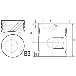 KIT DE REVISION MOTEUR JOHN DEERE 6329D