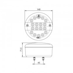 LUZ TRASERA (DERECHA E IZQUIERDA)