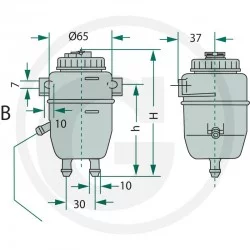 RESERVOIR POUR LIQUIDE DE FREIN