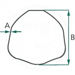 TUBE DE CARDAN TRIANGLE INTERIEUR C1