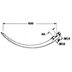 AGUJA DE PRENSA RIVIERE CASALIS - 81578