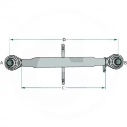 BARRA DE EMPUJE M27 X 3 - L470-670 - CATEGORÍA 1/1