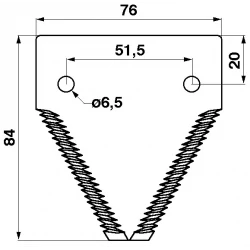 SECTION SUR-FAUCILLEE POUR CLAAS - 