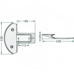 PATIN POUR FAUCHEUSE KUHN - 56190500