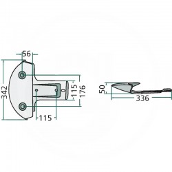 PATIN POUR FAUCHEUSE KUHN - 56205800