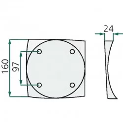 COUVERCLE DE DISQUE POUR FAUCHEUSE KUHN - 56803420
