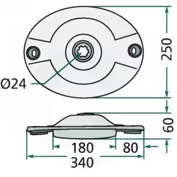 DISQUE DE COUPE POUR FAUCHEUSE KUHN - 56450110