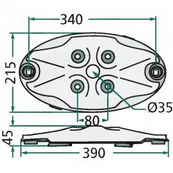 DISQUE DE COUPE POUR FAUCHEUSE KUHN - 56807200