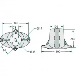DISQUE DE COUPE POUR FAUCHEUSE KUHN - 56807400
