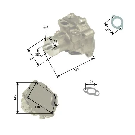 POMPE A EAU POUR FIAT/IVECO POMPE A EAU POUR FIAT/IVECO