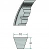 COURROIE TRAPEZOIDALE CRANTEE - XPZ 587