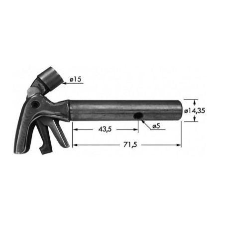 Bec de noueur pour claas markant - 000045.1 - 808555.0