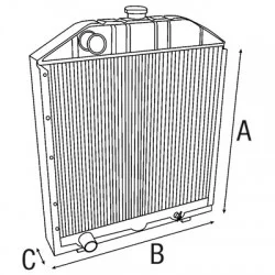RADIATEUR POUR FIAT