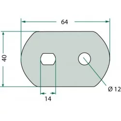 PORTE COUTEAU POUR KRONE