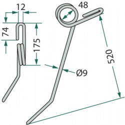 LEFT SEEDING CLAW FOR AGREEMENT